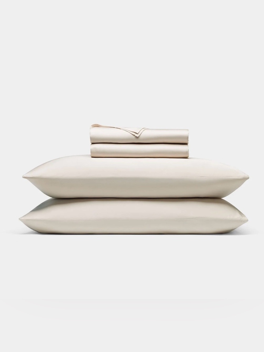 Cozy Earth Viscose from Bamboo Sheet Set in Oat -Twin/Twin XL- $258 retail